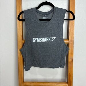 Gymshark Charcoal Muscle Tank Mesh Back